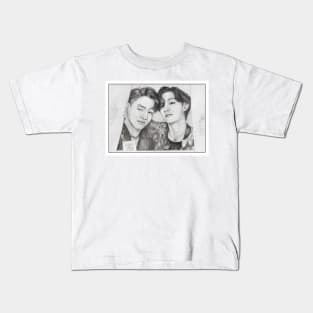 TaeKook Late Late Show Kids T-Shirt